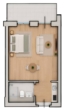 Bild - Einzimmerwohnung in Brunico - Bruneck BK1106