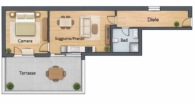Bild - Zweizimmerwohnung in Valle Aurina - Ahrntal AH0001
