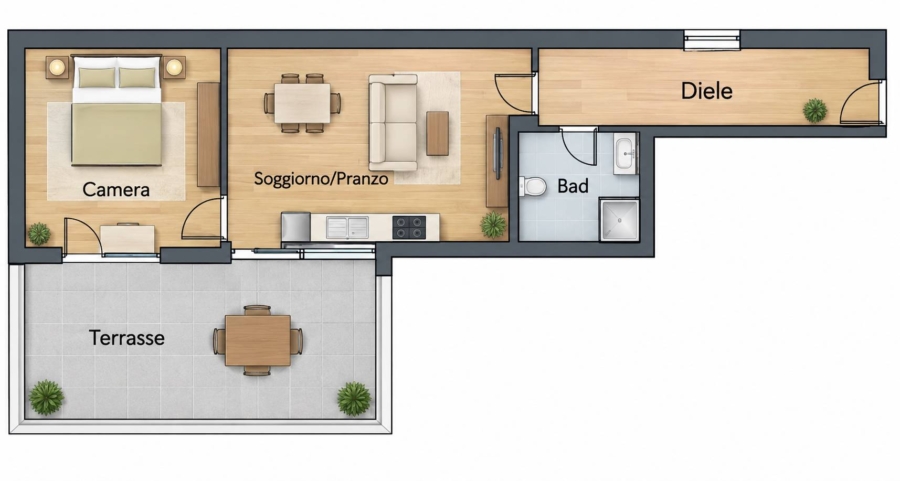 Zweizimmerwohnung in Valle Aurina – Ahrntal AH0001, 39030 Valle Aurina - Ahrntal, Apartment